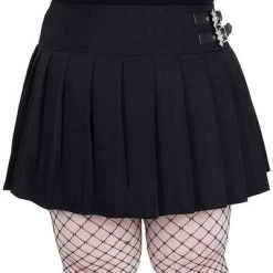KillStar Gals Black Bat Girl Mini Skirt