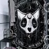 KillStar Cat Skull Shower Curtain 1 KillStar Cat Skull Shower Curtain