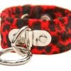 Funk Plus Red Leopard Bondage Ring Wristband