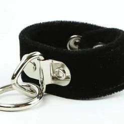 Funk Plus Accessories Velvet Bondage Ring Wristband (Various Colors)