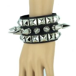 Funk Plus Accessories Pure Chaos Spiked & Studded Wristband