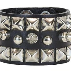 Funk Plus Accessories Pure Chaos Spiked & Studded Wristband