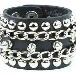 Funk Plus Accessories Spiked Hell Wristband