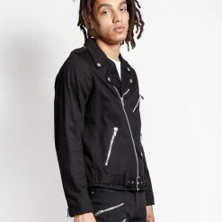 Tripp NYC Classic Black Moto Jacket (Only Size Medium Left!) Guys