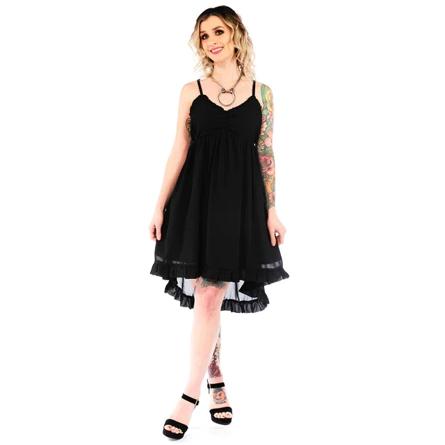 Sourpuss Black Hi-Low Dress Gals 3 Sourpuss Black Hi-Low Dress Gals