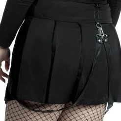 KillStar Blaire B*tch Black Mini Skirt Gals 16 KillStar Blaire B*tch Black Mini Skirt Gals