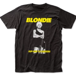 Band Merchandise Blondie Rip Her To Shreds Band Shirt Guys