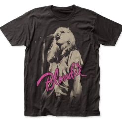 Band Merchandise Guys Blondie Mic Band Shirt