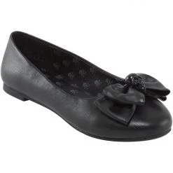 KillStar Bow Down Skull Ballet Flats Flats // Heels