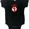 Band Merchandise Kids // Baby Bad Religion Cross Buster Logo Onesie 1 Band Merchandise Kids // Baby Bad Religion Cross Buster Logo Onesie