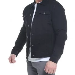 DeadRockers Guys Back In Black Denim Jacket