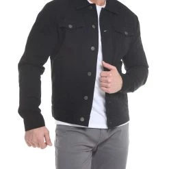 DeadRockers Guys Back In Black Denim Jacket