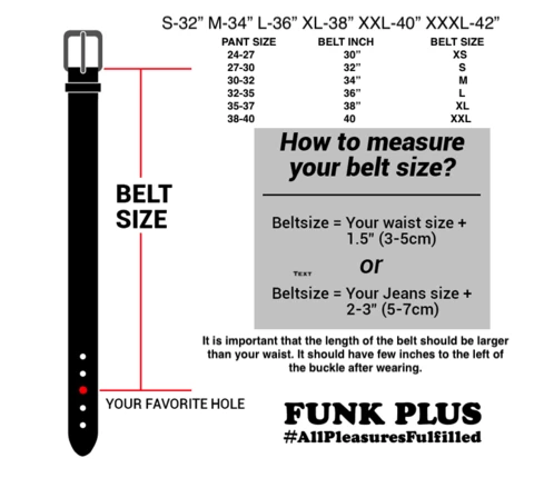 Funk Plus Single Rounds Spots Stud Belt Accessories 6 Funk Plus Single Rounds Spots Stud Belt Accessories