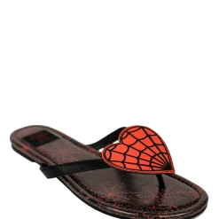 StrangeCvlt Betty Red Webbed Heart Sandal (Only Size 6 Left!)