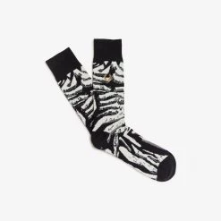 Guys Fred Perry Zebra Socks