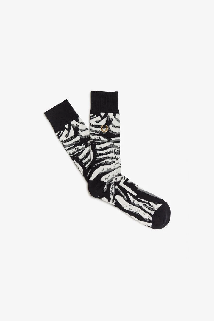 Guys Fred Perry Zebra Socks 3 Guys Fred Perry Zebra Socks