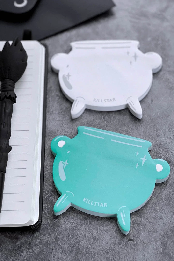 KillStar Housewares Cauldron Sticky Notes 3 KillStar Housewares Cauldron Sticky Notes