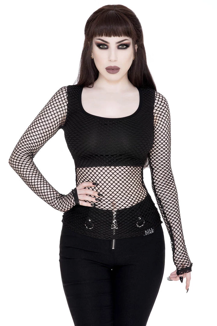 KillStar Gals Cordelia Fishnet Top 4 KillStar Gals Cordelia Fishnet Top