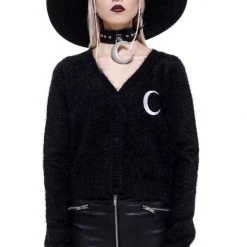 KillStar Crescent Moon Knit Cardigan