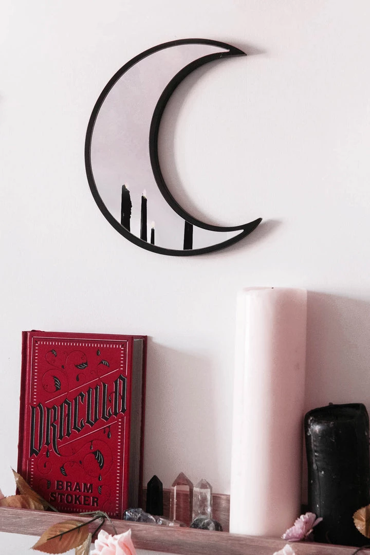 KillStar Crescent Moon Wall Mirror Housewares 3 KillStar Crescent Moon Wall Mirror Housewares