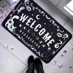 KillStar Cute & Spooky Welcome Ouija Doormat Rug Housewares