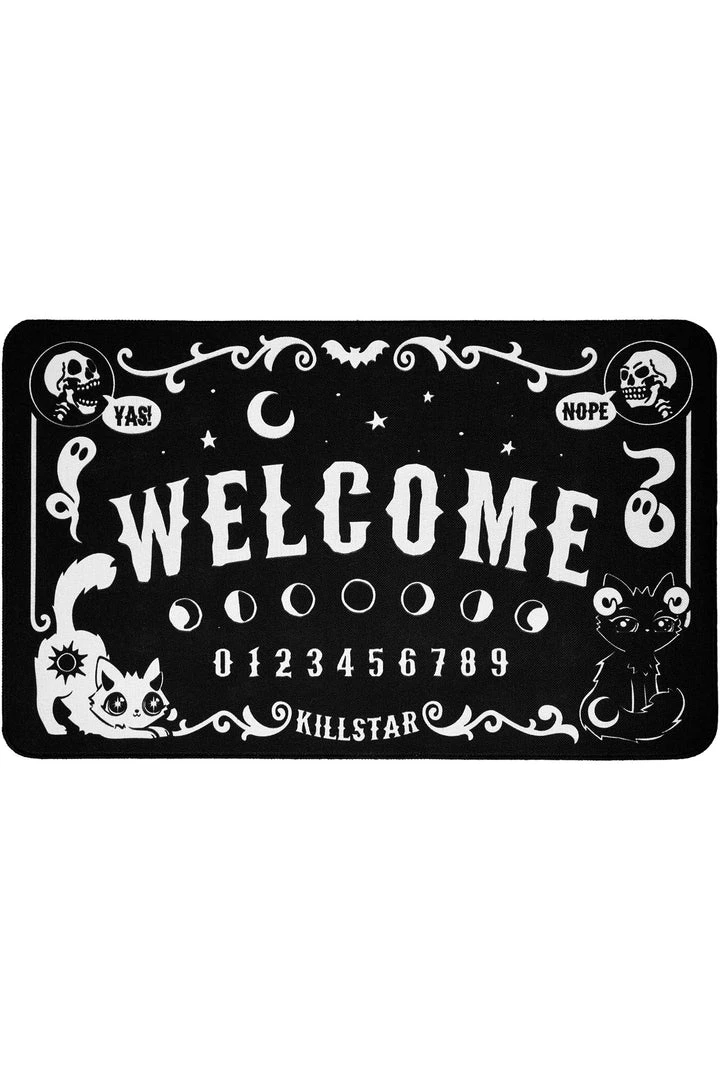 KillStar Cute & Spooky Welcome Ouija Doormat Rug Housewares 4 KillStar Cute & Spooky Welcome Ouija Doormat Rug Housewares