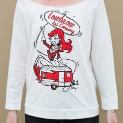 Lowbrow Art Company Cow Girl Up Sweatshirt
