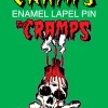 Band Merchandise Cramps Voodoo Skulls Enamel Pin