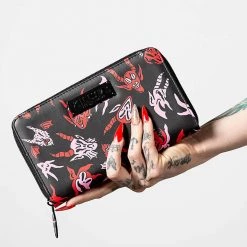 KillStar Damned Devil Large Clutch Wallet Gals
