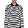KillStar Guys Damon Collar Black & White Striped Shirt (Unisex) 2 KillStar Guys Damon Collar Black & White Striped Shirt (Unisex)