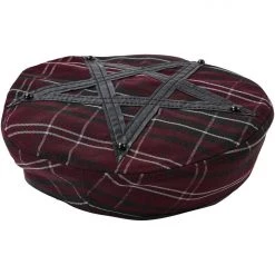 KillStar Dark Fate Beret Blood Plaid Gals 7 KillStar Dark Fate Beret Blood Plaid Gals