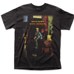Band Merchandise David Bowie Ziggy Plays Guitar Band Shirt