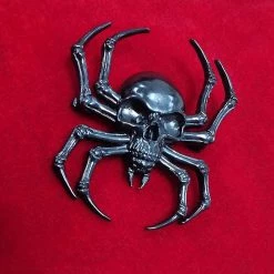 KillStar Deadly Spider Brooch Black Pins