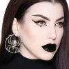 KillStar Deadly Hoop Earrings Silver 1 KillStar Deadly Hoop Earrings Silver