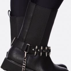 KillStar Deadman's Bullet Strap Boots Gals