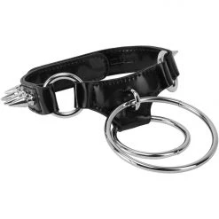 KillStar Devil Doll Spiked Ring Choker