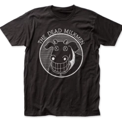 Band Merchandise Dead Milkmen Black Cow Shirt Guys