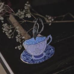 Lively Ghosts Nevermore Enamel Pin