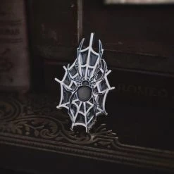 Lively Ghosts Patches Arachnophobia Enamel Pin