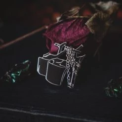 Lively Ghosts Patches Antici-pation Chains Enamel Pin