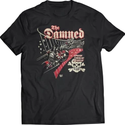 Band Merchandise The Damned Speed Thrills And Chills Band Shirt