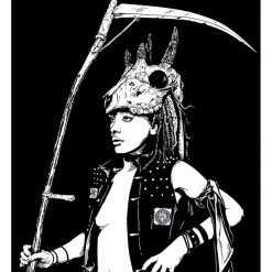 Handmade Dark Woman Print