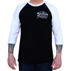 Black Market Art Company Death Ride Mens Baseball Shirt Guys