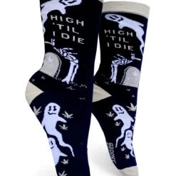 Groovy Things High 'Til I Die Socks