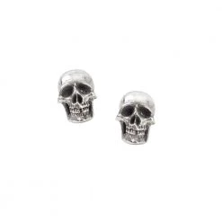 Alchemy Of England Mortaurium Skull Earrings Accessories