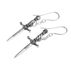 Alchemy Of England Gals Hand Of Macbeth Dagger Earrings