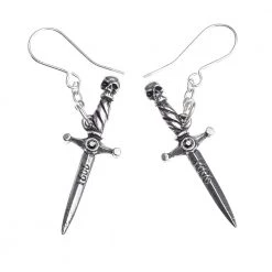 Alchemy Of England Gals Hand Of Macbeth Dagger Earrings