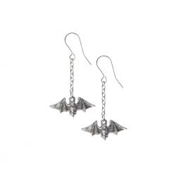 Alchemy Of England Gals Kiss Of The Night Bat Dangle Earrings