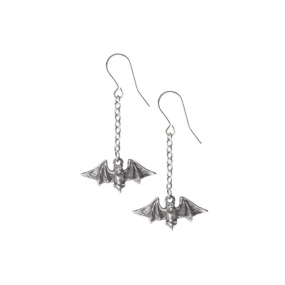 Alchemy Of England Gals Kiss Of The Night Bat Dangle Earrings 3 Alchemy Of England Gals Kiss Of The Night Bat Dangle Earrings