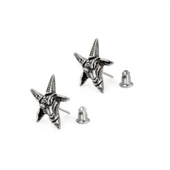 Alchemy Of England Accessories Baphomet Stud Earrings
